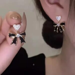 Heart Bow Earring|Fashion Jewelry