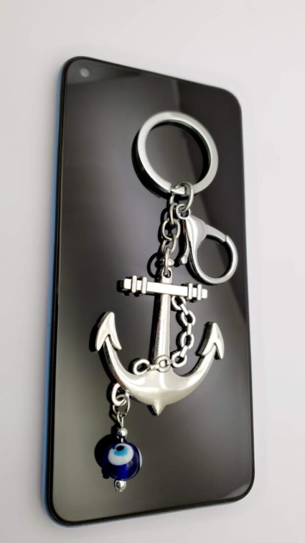 trendy evil eye charm anchor