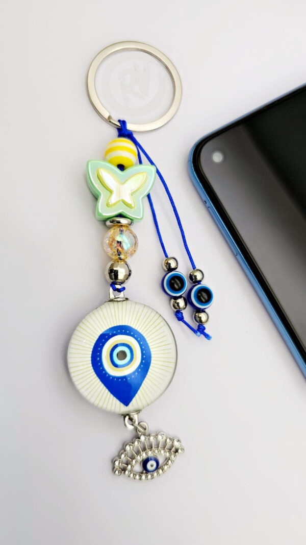 trendy evil eye charm