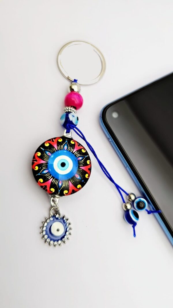 trendy evil eye charm