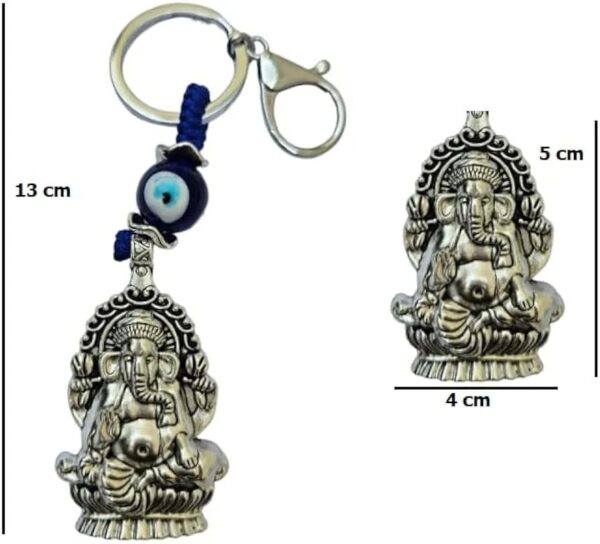 trendy evil eye ganesh charm