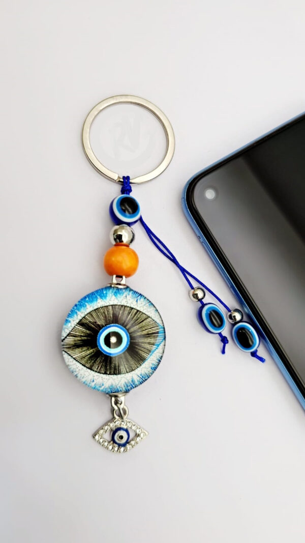 trendy evil eye charm