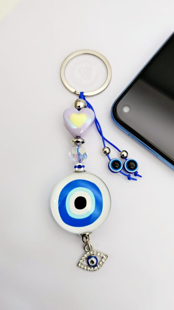 trendy evil eye charm