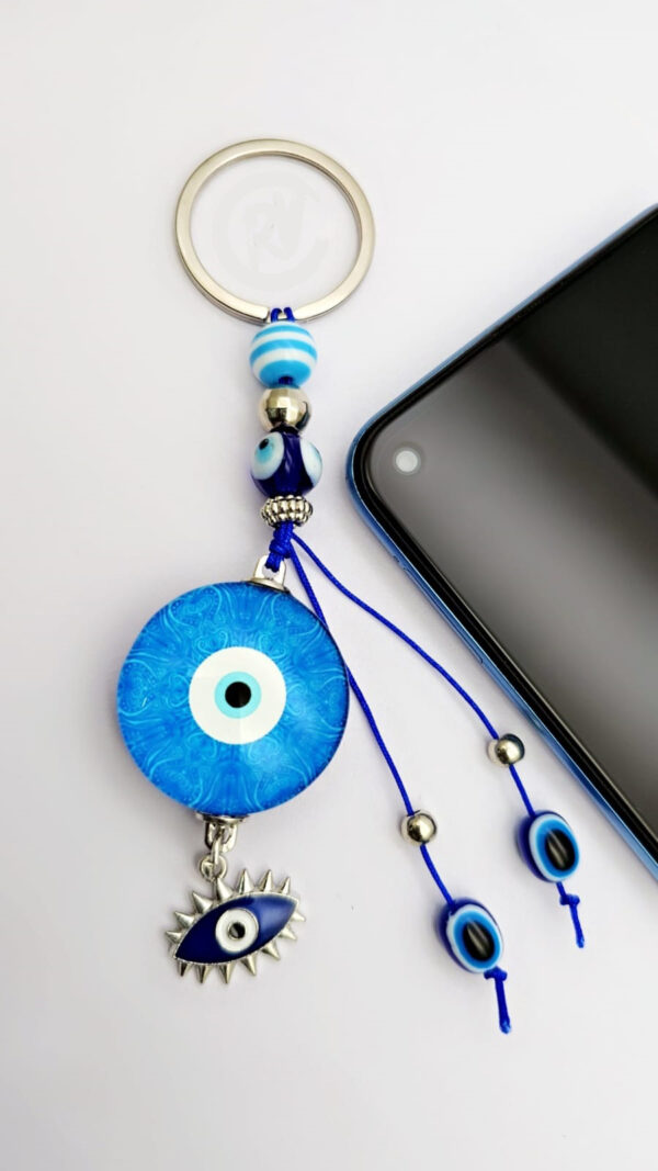 trendy evil eye charm