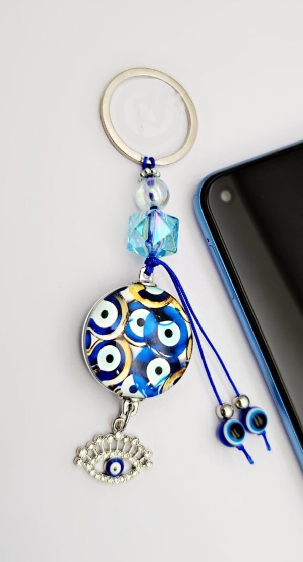 trendy evil eye charm